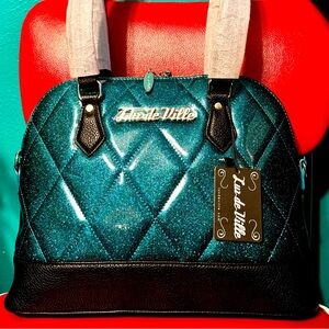 Lux de Ville trixie tote in endless sea sparkle